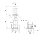 GRUNDFOS CRI1-2 A-FGJ-A-E-HQQE 3x230/400 50HZ