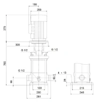 GRUNDFOS CRN15-9 A-P-A-E-HQQE 3x400/690 50 HZ