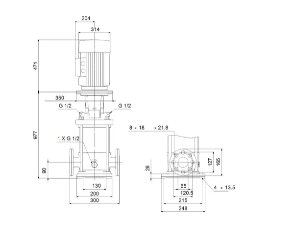 GRUNDFOS CRN15-12 A-FGJ-A-E-HQQE 3x400/690 50 HZ
