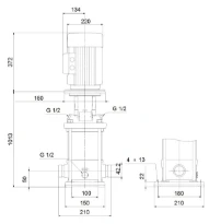 GRUNDFOS CRN5-29 A-P-A-E-HQQE 3x400D 50HZ