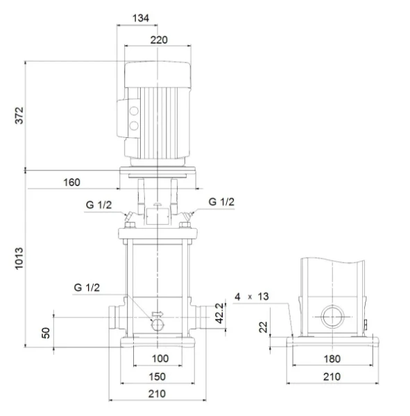 GRUNDFOS CRN5-29 A-P-A-E-HQQE 3x400D 50HZ