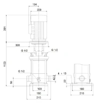 GRUNDFOS CRN5-32 A-P-A-E-HQQE 3x400D 50HZ