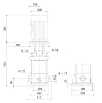 GRUNDFOS CRN5-36 A-P-A-E-HQQE 3x400D 50HZ
