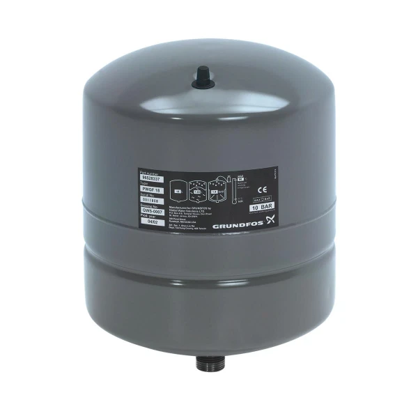 Grundfos GT vase à membrane acier GT-H-18 PN10 G1 - vertical