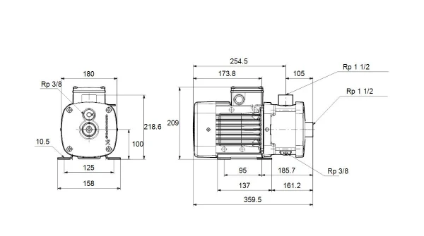 GRUNDFOS CM10-1 A-R-I-E-AQQE F-A-A-N