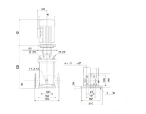 GRUNDFOS CRN1S-17 A-FGJ-A-E-HQQE 3x230/400 50HZ