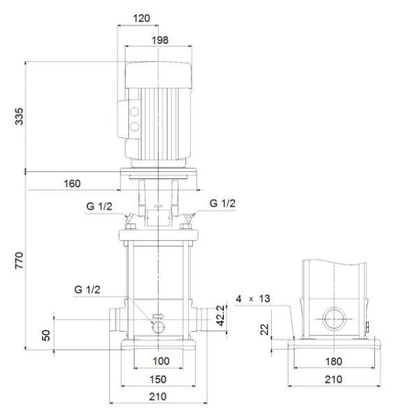 GRUNDFOS CRI5-20 A-P-A-E-HQQE 3x400D 50HZ