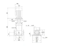 GRUNDFOS CR1-6 A-FGJ-A-E-HQQE 3x230/400 50HZ