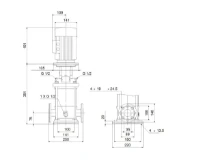 GRUNDFOS CR1-7 A-FGJ-A-E-HQQE 3x230/400 50HZ