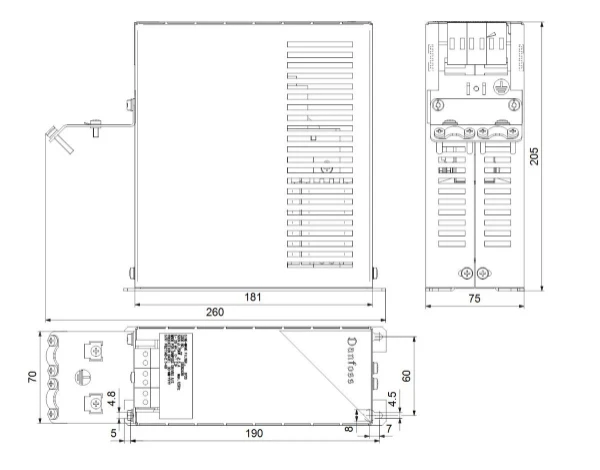 GRUNDFOS Sinewave 200-500V IP20 2,5/2,5/2/2A