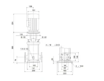GRUNDFOS CR3-9 A-FGJ-A-E-HQQE 3x230/400 50HZ