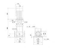 GRUNDFOS CR3-19 A-FGJ-A-E-HQQE 3x230/400 50HZ