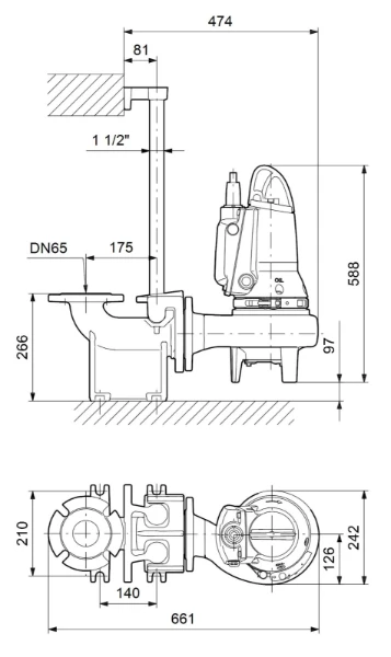 GRUNDFOS SL1.50.65.11.E.2.50B