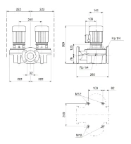 Grundfos In-line pompe TPD 32-150/2 A-F-A-BQQE-DW1