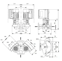Grundfos In-line pompe TPE2 D 50-240 N-A-F-A-BQQE-IYC