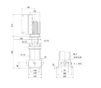 GRUNDFOS CRE1-13 A-A-A-E-HQQE 1x200-240 60HZ