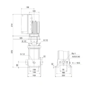 GRUNDFOS CRE1-4 N-A-A-E-HQQE 1x200-240 60HZ