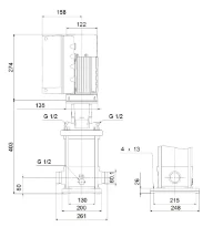 GRUNDFOS CRNE10-3 A-P-A-E-HQQE 3x380-500 60 HZ