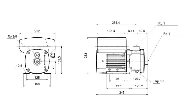 GRUNDFOS CME1-4 A-R-I-E-AQQE U-A-D-N