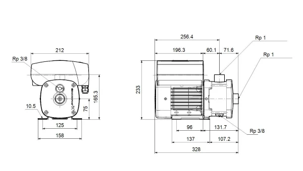 GRUNDFOS CME3-2 A-R-I-E-AQQE U-A-D-N