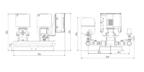 GRUNDFOS Hydro Multi-E 2 CRIE5-4 U1 A-A-A-A