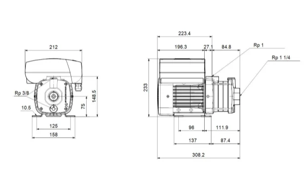 GRUNDFOS CME5-2 A-R-A-E-AQQE U-A-D-N