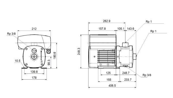 GRUNDFOS CME3-6 A-R-G-E-AQQE U-A-D-N