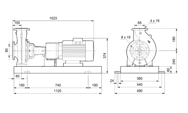Grundfos NK 65-125/127AA2F2AESBQQELW1