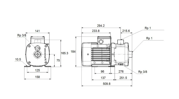 GRUNDFOS CM1-10 A-R-I-E-AQQE F-A-A-N