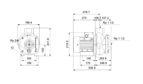 GRUNDFOS CM10-4 A-R-A-E-AVBE F-A-A-N