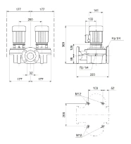 Grundfos In-line pompe TPD 32-120/2 A-F-A-BQQE-DW1