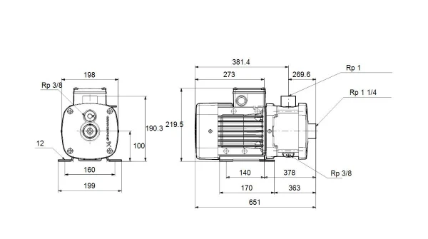 GRUNDFOS CM5-12 A-R-I-E-AQQE F-A-A-N