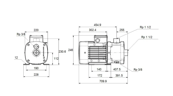GRUNDFOS CM10-7 A-R-I-E-AQQE F-A-A-N