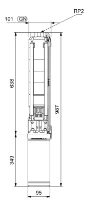 GRUNDFOS SP9- 8 Rp2 4"1X230/50 1.5kW