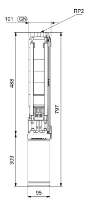 GRUNDFOS SP9- 5 Rp2 4"3X380-415/50 1.1kW