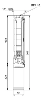 GRUNDFOS SP7- 8 Rp1½ 4"3X380-415/50 1.1kW