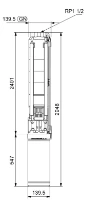 GRUNDFOS SP7-42 Rp1½ 6"3X380-415/50 5.5kW