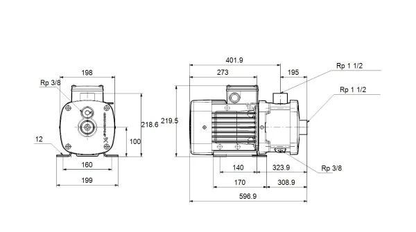GRUNDFOS CM10-5 A-R-G-E-AQQE F-A-A-N