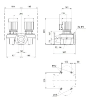 Grundfos In-line pompe TPD 50-60/2 A-F-A-BQQE-DW1