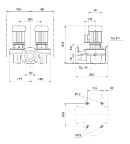 Grundfos In-line pompe TPD 50-60/2 A-F-A-BQQE-DW1
