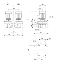 Grundfos In-line pompe TPD 50-120/2 A-F-A-BQQE-FW1