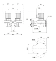 Grundfos In-line pompe TPD 50-120/2 A-F-A-BQQE-FW1