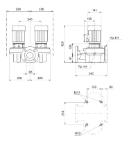 Grundfos In-line pompe TPD 65-30/4 A-F-A-BQQE-CW3