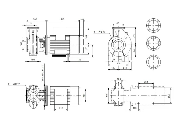 Grundfos NB 80-250/270AASF2AESBQQENW3