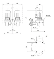 Grundfos In-line pompe TPD 32-180/2 A-F-A-BQQE-EW1