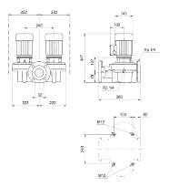 Grundfos In-line pompe TPD 32-230/2 A-F-A-BQQE-FW1