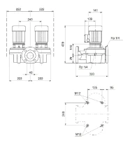 Grundfos In-line pompe TPD 40-230/2 A-F-A-BQQE-GW1