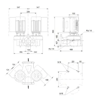 Grundfos In-line pompe TPED 100-120/2 AI-F-A-BQQE-IWB