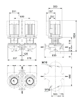 Grundfos In-line pompe TPD 125-160/6 A-F-A-BQQE-MW5