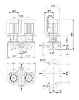Grundfos In-line pompe TPD 125-130/6 A-F-A-BQQE-LW5